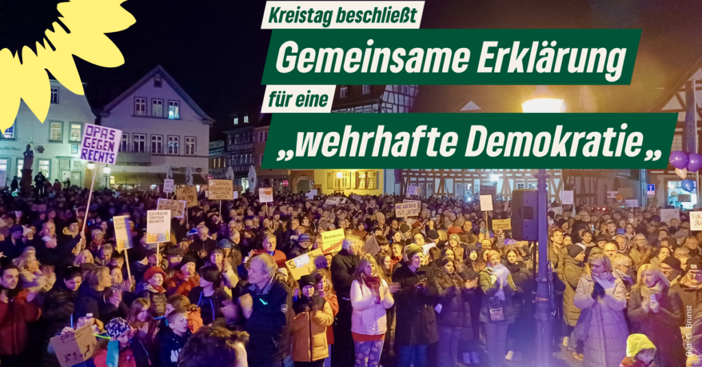 Gemeinsame Erklärung für eine wehrhafte Demokratie BÜNDNIS 90