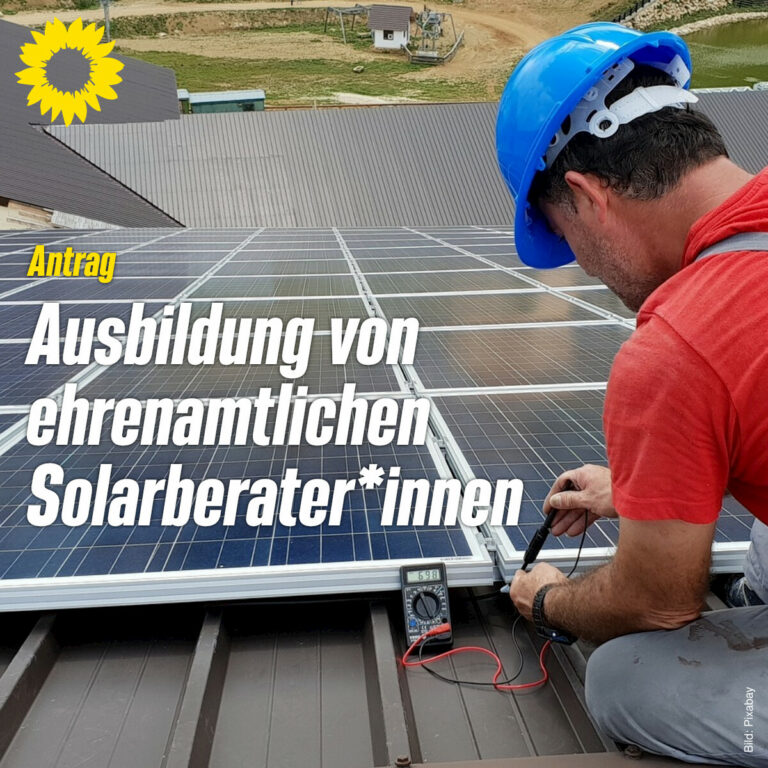 Ausbildung von ehrenamtlichen Solarberater*innen