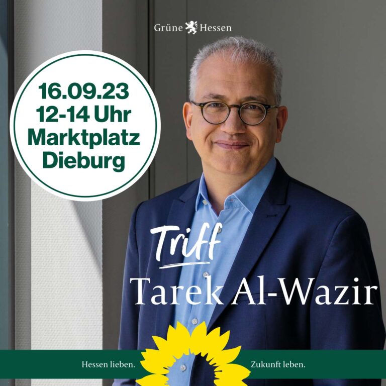 Triff Tarek auf dem Dieburger Marktplatz