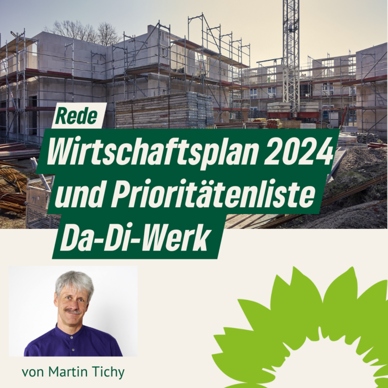 Wirtschaftsplan 2024 und Prioritätenliste Da-Di-Werk