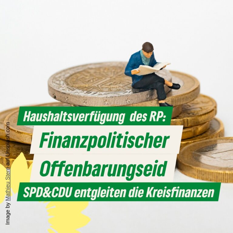Finanzpolitischer Offenbarungseid: 