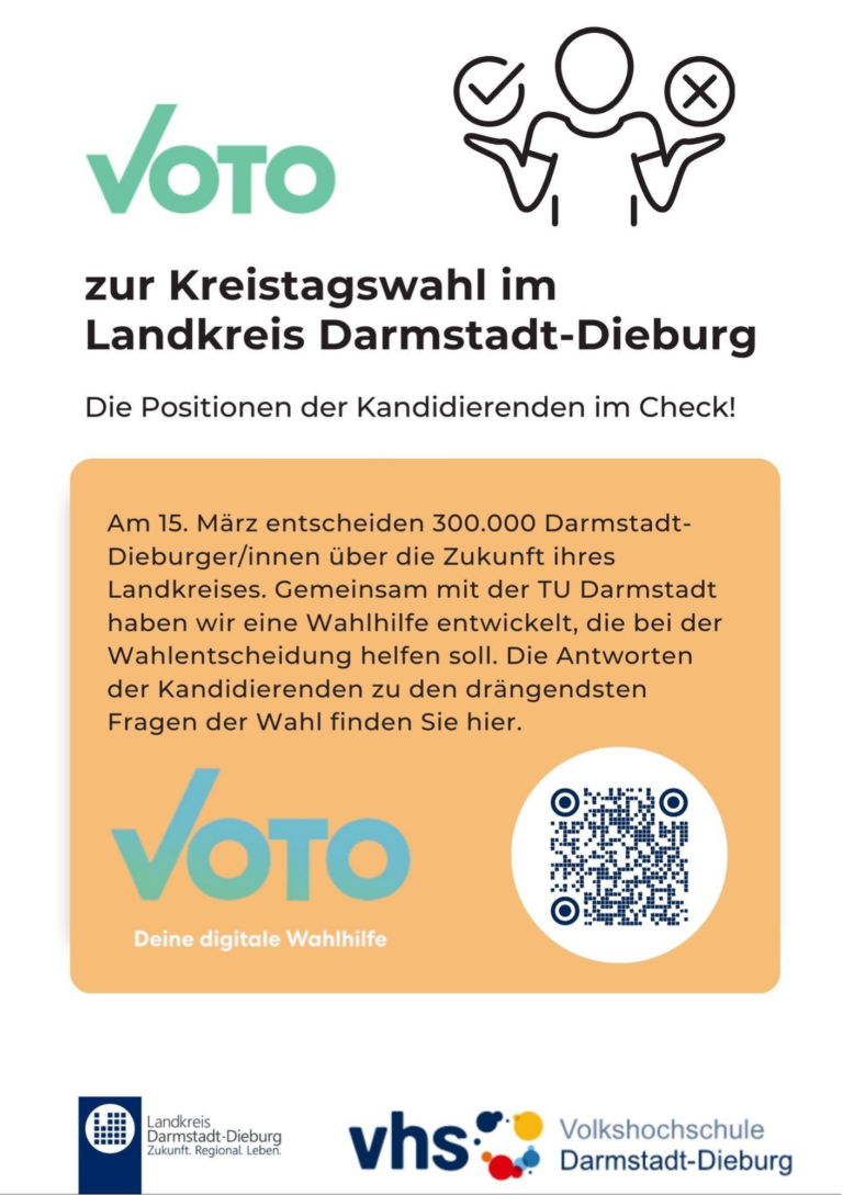 Wahl-O-Mat zur Kreistagswahl: GRÜNE Standpunkte auf VOTO